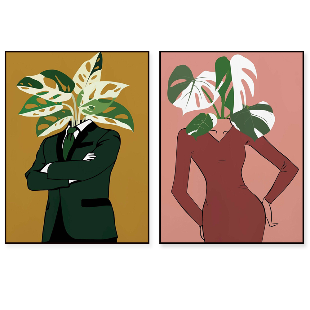 Monstera Adansonii - Монстера Альбо в плакате бордового платья!