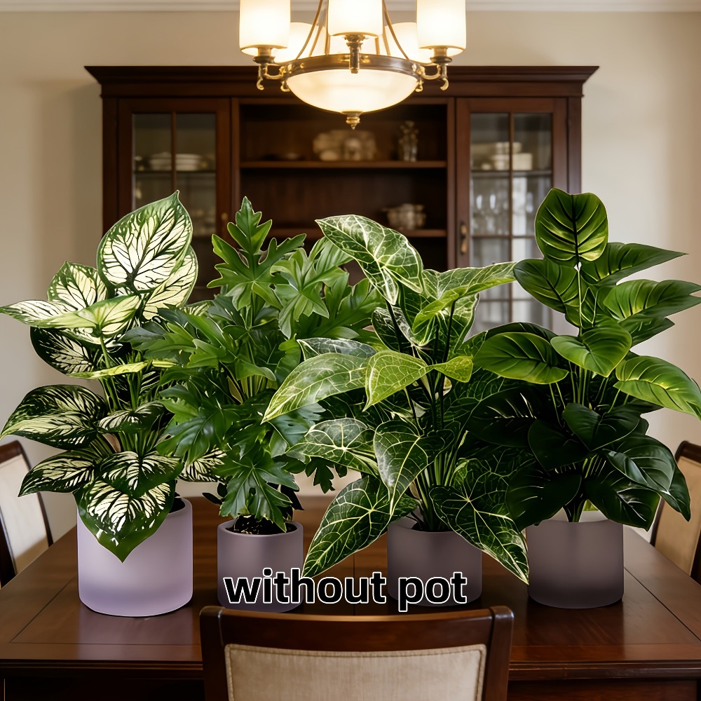 Набор из 4 искусственных расте – обзор и цена Dracaena Marginata