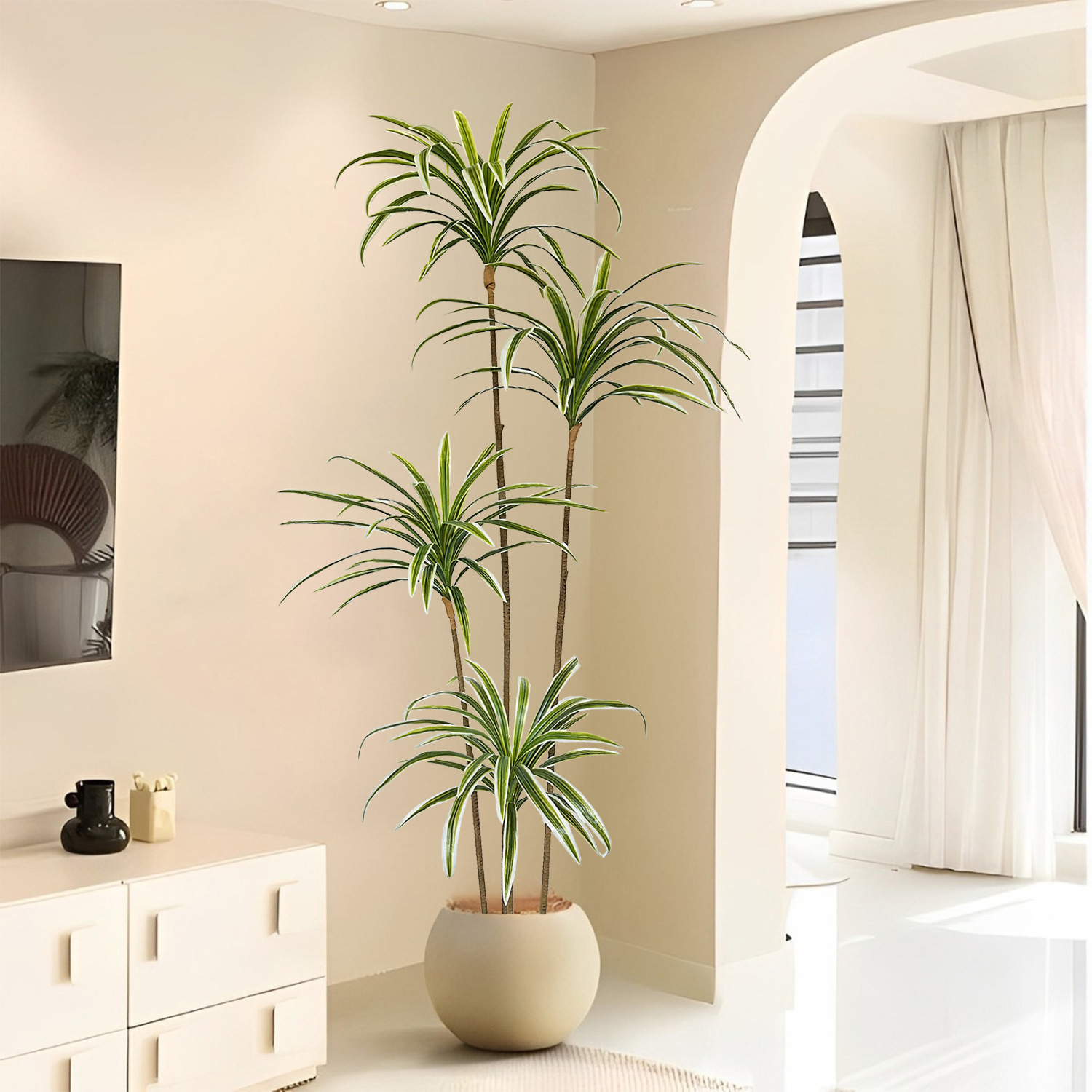 Искусственное растение Драцена – обзор и цена Dracaena Marginata